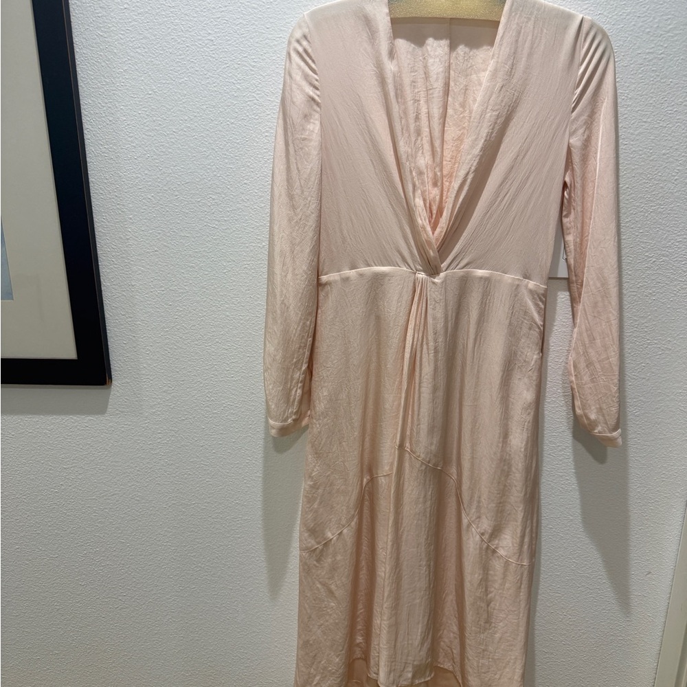 Vince 100% Triacetate Dress in luxury water pink, size 2
